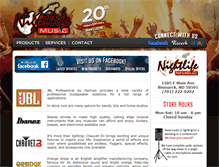 Tablet Screenshot of nightlifemusic.com